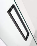 Aston Madox 36 in. to 42 in. x 74.875 in. Frameless Pivot Shower Door in Oil Rubbed Bronze 3