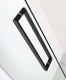 Aston Madox 31 in. to 36 in. x 74.875 in. Frameless Pivot Shower Door in Oil Rubbed Bronze 3