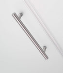 Aston Belmore GS 75.25 in. to 76.25 in. x 72 in. Frameless Hinged Shower Door with Frosted Glass and Glass Shelves in Oil Rubbed Bronze 4