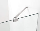 Aston Belmore 41.25 in. to 42.25 in. x 72 in. Frameless Hinged Shower Door in Stainless Steel 3