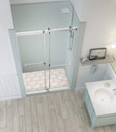 Aston Rivage 44 in. to 48 in. x 76 in. Frameless Double-Bypass Sliding Shower Door in Chrome 2