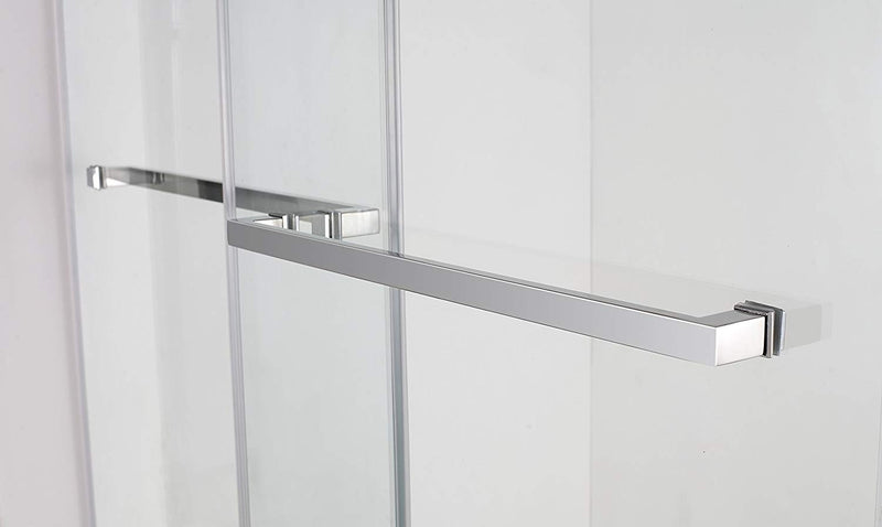 Aston Rivage 44 in. to 48 in. x 76 in. Frameless Double-Bypass Sliding Shower Door in Chrome 4