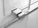 Aston Rivage 56 in. to 60 in. x 76 in. Frameless Double-Bypass Sliding Shower Door in Chrome 4