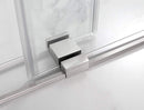 Aston Rivage 44 in. to 48 in. x 76 in. Frameless Double-Bypass Sliding Shower Door in Stainless Steel 5