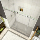 Aston Coraline 68 in. to 72 in. x 76 in. Frameless Sliding Shower Door in Chrome 2