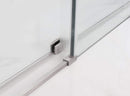 Aston Coraline 44 in. to 48 in. x 76 in. Frameless Sliding Shower Door in Stainless Steel 4