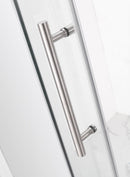 Aston Coraline 56 in. to 60 in. x 76 in. Frameless Sliding Shower Door in Stainless Steel 5
