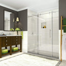 Aston Coraline 68 in. to 72 in. x 76 in. Frameless Sliding Shower Door in Stainless Steel