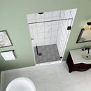 Aston Kinkade 28.75 in. to 29.25 in. x 72 in. Frameless Hinged Shower Door in Oil Rubbed Bronze 2