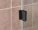 Aston Kinkade 34.75 in. to 35.25 in. x 72 in. Frameless Hinged Shower Door in Oil Rubbed Bronze 4