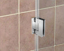 Aston Kinkade 23.75 in. to 24.25 in. x 72 in. Frameless Hinged Shower Door in Stainless Steel 4