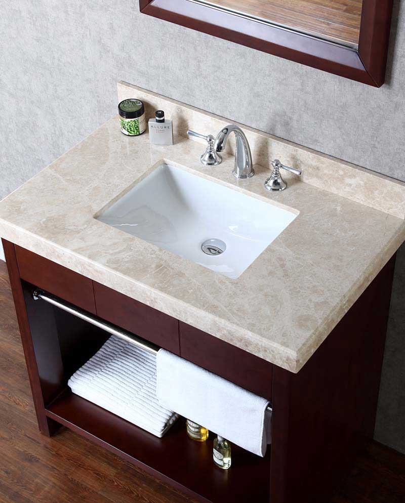 Ariel by Seacliff Seabrook 36" Single-Sink Bathroom Vanity Set With Mirror SCSEA36SWA 3