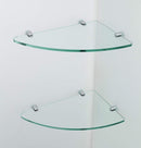 Aston Merrick GS 36 in. to 36.5 in. x 72 in. Frameless Neo-Angle Shower Enclosure with Glass Shelves in Oil Rubbed Bronze 5