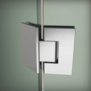 Aston Merrick 40 in. to 40.5 in. x 72 in. Frameless Neo-Angle Shower Enclosure with Frosted Glass in Oil Rubbed Bronze 3