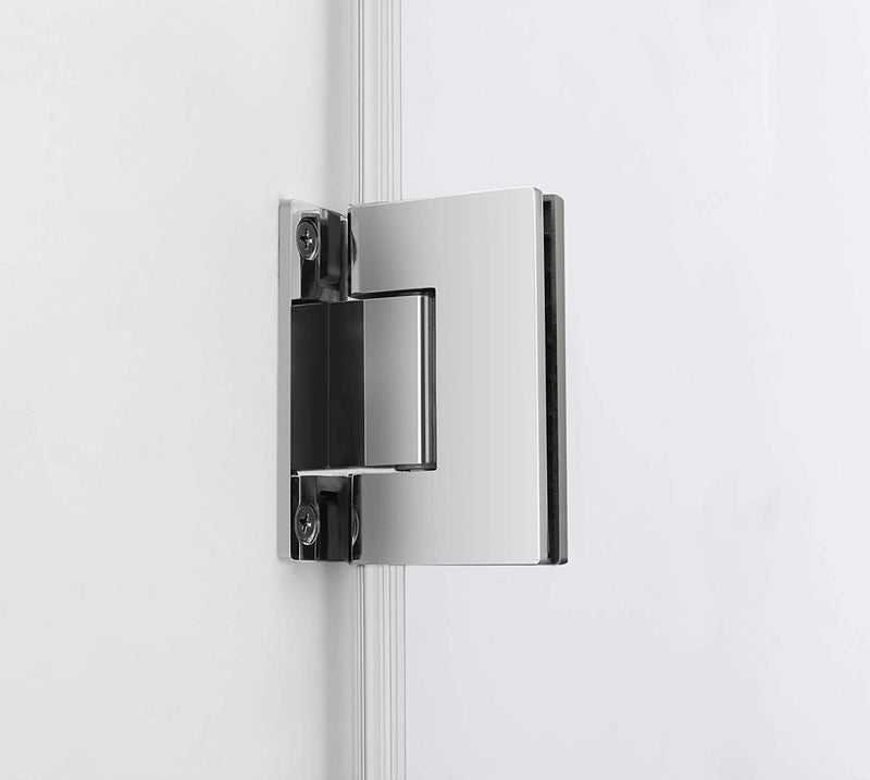 Aston BromleyGS 35.25 to 36.25 x 34.375 x 72 Frameless Corner Hinged Shower Enclosure with Glass Shelves in Oil Rubbed Bronze 3