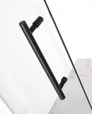 Aston Kinkade 21.75 in. to 22.25 in. x 72 in. Frameless Hinged Shower Door in Oil Rubbed Bronze 3