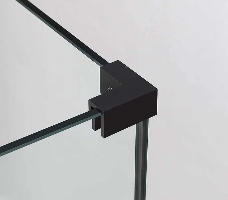 Aston Bromley 69.25 in. to 70.25 in. x 32.375 in. x 72 in. Frameless Corner Hinged Shower Enclosure in Oil Rubbed Bronze 3