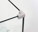 Aston Bromley 28.25 in. to 29.25 in. x 32.375 in. x 72 in. Frameless Corner Hinged Shower Enclosure in Stainless Steel 4
