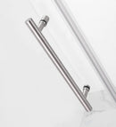 Aston Bromley 28.25 in. to 29.25 in. x 32.375 in. x 72 in. Frameless Corner Hinged Shower Enclosure in Stainless Steel 6