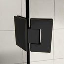 Aston Merrick GS 34 in. to 34.25 in. x 72 in. Frameless Neo-Angle Shower Enclosure with Glass Shelves in Oil Rubbed Bronze 5
