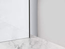 Aston Belmore 35.25 in. to 36.25 in. x 72 in. Frameless Hinged Shower Door in Chrome