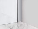 Aston Bromley 64.25 in. to 65.25 in. x 32.375 in. x 72 in. Frameless Corner Hinged Shower Enclosure in Chrome 4