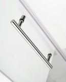 Aston Bromley 59.25 in. to 60.25 in. x 38.375 in. x 72 in. Frameless Corner Hinged Shower Enclosure in Chrome 5