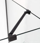 Aston Bromley 30.25 in. to 31.25 in. x 38.375 in. x 72 in. Frameless Corner Hinged Shower Enclosure in Oil Rubbed Bronze 3