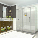 Aston Coraline 68 in. to 72 in. x 33.875 in. x 76 in. Frameless Sliding Shower Enclosure in Chrome