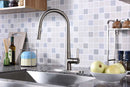 Anzzi Orbital Single Handle Pull-Down Sprayer Kitchen Faucet in Brushed Nickel KF-AZ186BN 2