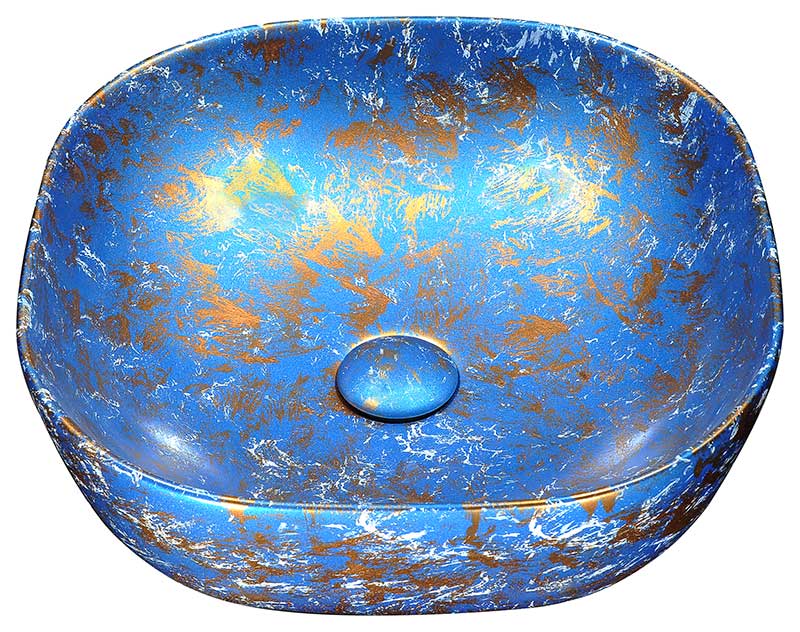 Anzzi Marbled Series Ceramic Vessel Sink in Marbled Tulip Finish LS-AZ253 5