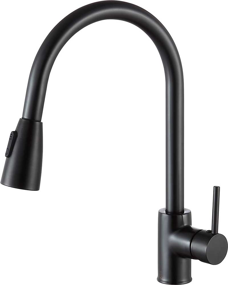 Anzzi Sire Single-Handle Pull-Out Sprayer Kitchen Faucet in Oil Rubbed Bronze KF-AZ212ORB