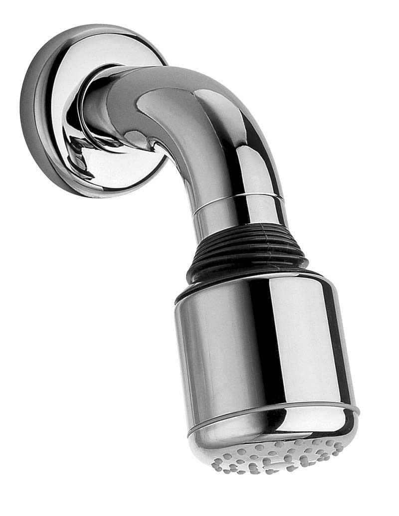 Jewel Faucets Adjustable Anti-Lime Shower Head with Cast Brass Shower Arm in Chrome SH-TT-REG