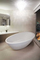 Aquatica Silence-Wht Freestanding Lucite® with Microban® Acrylic Bathtub - White 4