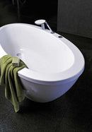 Aquatica Silence-Wht Freestanding Lucite® with Microban® Acrylic Bathtub - White 5