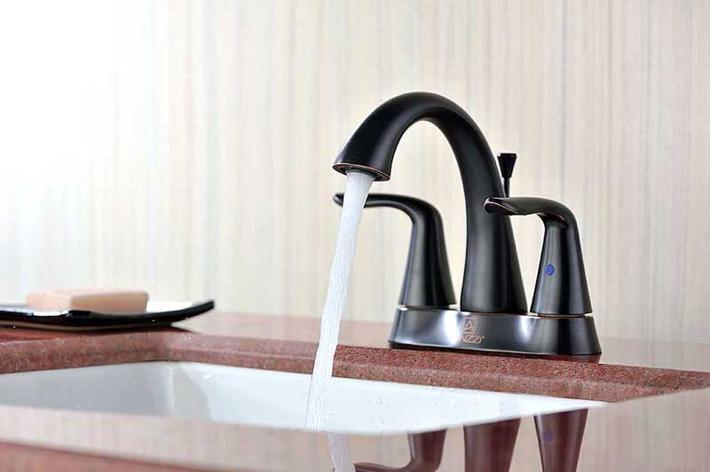 Anzzi Cadenza Series 2-Handle Bathroom Sink Faucet in Oil Rubbed Bronze 2