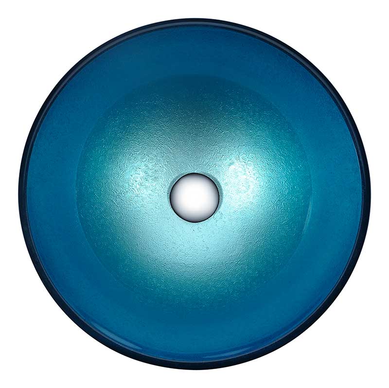 Anzzi Posh Series Deco-Glass Vessel Sink in Silver Blue LS-AZ282 3