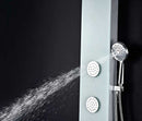 Anzzi MARE Series 60 in. Full Body Shower Panel System with Heavy Rain Shower and Spray Wand in White 10
