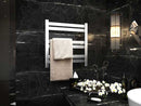 Anzzi Starling 6-Bar Stainless Steel Wall Mounted Electric Towel Warmer Rack in Brushed Nickel 2