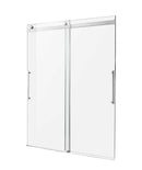 Anzzi Stellar Series 60 in. x 76 in. Frameless Sliding Shower Door with Handle in Brushed Nickel SD-FRLS05902BN 3
