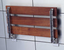 Anzzi Rochen 12.4 in. Teak Wall Mounted Shower Seat AC-AZ8207 2