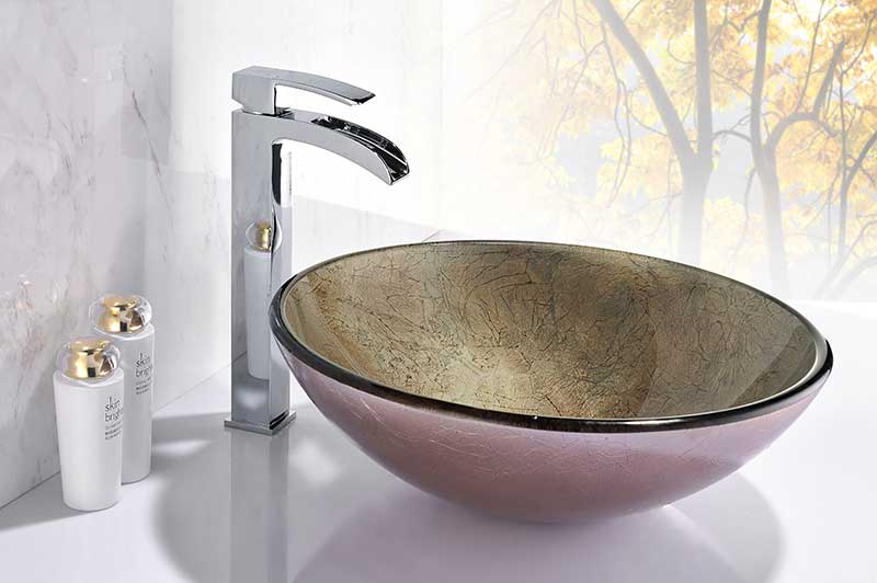 Anzzi Tara Series Deco-Glass Vessel Sink in Platinum Storm LS-AZ8182 4