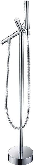 Anzzi Havasu 2-Handle Claw Foot Tub Faucet with Hand Shower in Polished Chrome FS-AZ0042CH 21