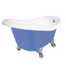 American Bath Factory Ascot 60" Splash of Color AcraStone Tub & Drain, No Faucet Holes