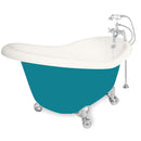 American Bath Factory Ascot 60" Bisque AcraStone Package