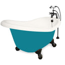 American Bath Factory Ascot 60" Bisque AcraStone Package