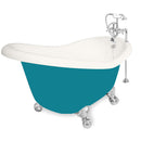 American Bath Factory Ascot 60" Bisque AcraStone Package