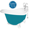 American Bath Factory Champagne Ascot 60" Splash of Color AcraStone Package