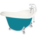 American Bath Factory Ascot 60" Bisque AcraStone Package