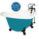 American Bath Factory Champagne Ascot 60" Bisque AcraStone Package